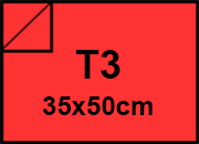 Cartoncino Favini, Burano, 250 g/m², T3, ROSSO SCARLATTO 61 BRA593t3