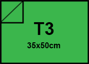 Cartoncino Favini, Burano, 250 g/m², T3, VERDE BANDIERA 60 BRA597t3
