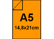 carta Cartoncino Burano ORO, a5, 200gr Giallo Oro 52, formato a5 (14,8x21cm), 200grammi x mq BRA599a5