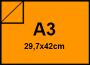 carta Carta RismaLuce 90, GIALLO ORO 52 formato A3 (29,7 x 42cm), 90gr, 300 fogli.