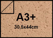 carta Cartoncino REMAKE CARAPACE Favini, SAND SABBIA, formato A3+ (30,5x44cm), 250grammi x mq BRA629a3+