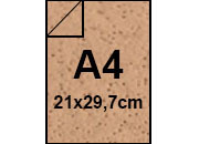 Cartoncino Favini, Remake Carapace, 250 g/m², A4, SAND BRA629
