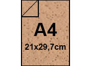 carta Cartoncino REMAKE CARAPACE Favini, SAND SABBIA, formato A4 (21x29,7cm), 250grammi x mq.