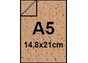 carta Cartoncino REMAKE CARAPACE Favini, SAND SABBIA, formato A5 (14,8x21cm), 250grammi x mq BRA629a5