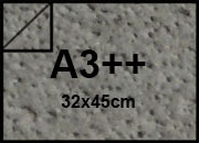 carta Cartoncino REMAKE CARAPACE Favini, SMOKE GRIGIO, formato sra3 (32x45cm), 250grammi x mq BRA631sra3