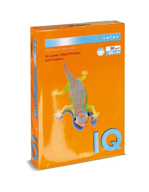 carta Carta Neon Colors, carta fluorescente Arancio, formato A5 (14,8x21cm), 80grammi x mq. Fluorescente sui 2 lati.