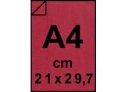 carta Cartoncino da pacco millerighe BORDEAUX formato A4 (21x29,7cm), 230grammi x mq bra70