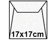 carta Buste con strip Prisma Metallic Favini Bianco, formato Q1 (17x17cm), 130grammi x mq bra787Q1