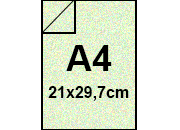 carta Cartoncino MajesticFaviniClassic, FreshMint, 120gr,  A4 FRESH MINT, formato A4 (21x29,7cm), 120grammi x mq bra716