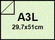 carta Cartoncino MajesticFavini, Mint, 290gr,  a3l FRESH MINT, formato a3l (29,7x50cm), 290grammi x mq bra752a3l
