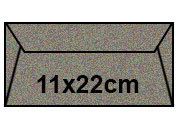 carta Buste gommate Majestic Favini Metallizzato MOONLIGHT SILVER, formato C4 (11x22cm), 120grammi x mq bra718C4
