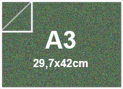 Cartoncino Favini, Majestic Classic, 120 g/m², A3, GARDENERS GREEN bra724a3