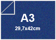 Cartoncino Favini, Majestic Satin, 120 g/m², A3, BLUE SATIN bra726a3