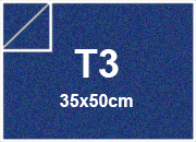 Cartoncino Favini, Majestic Satin, 120 g/m², T3, BLUE SATIN bra726t3