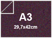 Cartoncino Favini, Majestic Classic, 120 g/m², A3, NIGHT CLUB PURPLE bra727a3