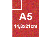 Cartoncino Favini, Majestic Classic, 120 g/m², A5, EMPEROR RED bra728a5