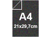 carta Cartoncino MajesticFaviniClassic, Anthracite, 120gr, A4 ANTHRACITE, formato A4 (21x29,7cm), 120grammi x mq.