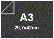 carta Cartoncino MajesticFavini, Antracite, 290gr, a3 ANTHRACITE, formato a3 (29,7x42cm), 290grammi x mq.