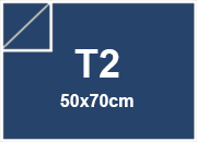 Cartoncino Favini, Burano, 250 g/m², T2, BLU PRUSSIA 62 BRA810t2