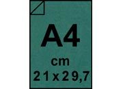 carta Cartoncino da pacco millerighe VERDE SCURO formato A4 (21x29,7cm), 230grammi x mq bra80