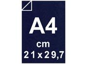 carta Cartoncino da pacco millerighe BLU 81 formato A4 (21x29,7cm), 230grammi x mq bra81