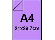 carta Carta RismaLuce Small Collezioni 90, VIOLETTO 49 formato A4 (21 x 29,7cm), 90gr, 100 fogli FAVA69J144