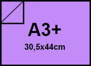 carta Cartoncino Burano VIOLA, a3+, 250gr Viola 49, formato a3+ (30,5x44cm), 250grammi x mq.