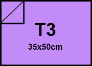 carta Cartoncino Burano VIOLA, t3, 200gr Viola 49, formato t3 (35x50cm), 200grammi x mq BRA824t3