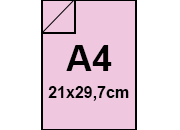 carta Cartoncino RismAcqua 140, LILLA 06 formato A4 (21 x 29,7cm), 140gr, 200 fogli.