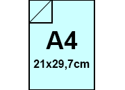 carta Cartoncino ManilaFormosa AZZURRO, A4, 250gr Formato A4 (21x29,7cm), 250grammi x mq.
