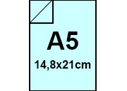 carta Cartoncino ManilaFormosa AZZURRO, a5, 250gr Formato a5 (14,8x21cm), 250grammi x mq.