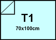 carta Cartoncino ManilaFormosa AZZURRO, t1, 140gr Formato t1 (70x100cm), 140grammi x mq BRA85t1
