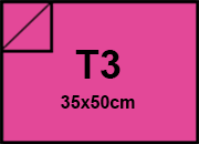 Cartoncino Favini, Burano, 250 g/m², T3, ROSA SHOCKING 50 BRA847t3