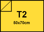 Cartoncino Favini, Burano, 250 g/m², T2, GIALLO ZOLFO 51 BRA851t2