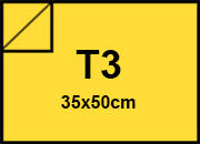 Cartoncino Favini, Burano, 250 g/m², T3, GIALLO ZOLFO 51 BRA851t3