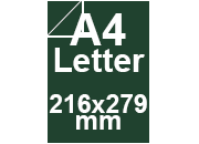 carta Cartoncino Burano INGLESE, a4letter, 200gr Verde Inglese 71, formato a4letter (21,6x27,9cm), 200grammi x mq BRA868a4letter