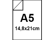 carta Cartoncino Prisma Metallic Favini Bianco, formato A5 (14,8x21cm), 130grammi x mq bra787A5