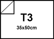carta Cartoncino Prisma Metallic Favini Bianco, formato T3 (35x50cm), 260grammi x mq.