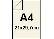 carta CartoncinoTintoretto Fedrigoni, CREMA, A4 140gr Formato A4 (21x29,7cm), 140grammi x mq.