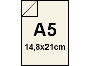 carta CartaTintoretto Fedrigoni, CREMA, a5 95gr Formato a5 (14,8x21cm), 95grammi x mq.