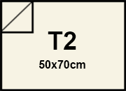 carta CartoncinoModigliani Cordenons, t2, 260gr, BIANCO(avorio) Formato t2 (50x70cm), 260grammi x mq.