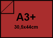 carta Cartoncino PrismaMonomarcatoFavini, Rubino a3+, 220gr Rubino 08, formato a3+ (30,5x44cm), 220grammi x mq bra886a3+