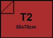 carta Cartoncino PrismaMonomarcatoFavini, Rubino t2, 220gr Rubino 08, formato t2 (50x70cm), 220grammi x mq bra886t2