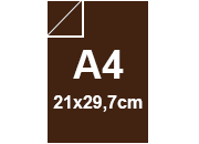 carta Cartoncino PrismaMonomarcatoFavini, Cioccolato A4, 220gr Cioccolato 11, formato A4 (21x29,7cm), 220grammi x mq bra890