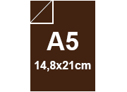 carta Cartoncino PrismaMonomarcatoFavini, Cioccolato a5, 220gr Cioccolato 11, formato a5 (14,8x21cm), 220grammi x mq bra890a5