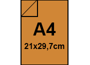 carta Cartoncino PrismaMonomarcatoFavini, Tabacco A4, 220gr Tabacco 12, formato A4 (21x29,7cm), 220grammi x mq bra891