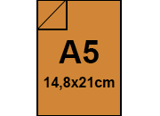 carta Cartoncino PrismaMonomarcatoFavini, Tabacco a5, 220gr Tabacco 12, formato a5 (14,8x21cm), 220grammi x mq bra891a5