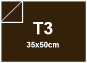 carta Cartoncino PrismaMonomarcatoFavini, Caff� t3, 220gr Caff� 13, formato t3 (35x50cm), 220grammi x mq bra892t3