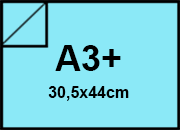 carta Cartoncino PrismaMonomarcatoFavini, Azzurro a3+, 220gr Azzurro 20, formato a3+ (30,5x44cm), 220grammi x mq bra900a3+