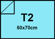 carta Cartoncino PrismaMonomarcatoFavini, Azzurro t2, 220gr Azzurro 20, formato t2 (50x70cm), 220grammi x mq bra900t2